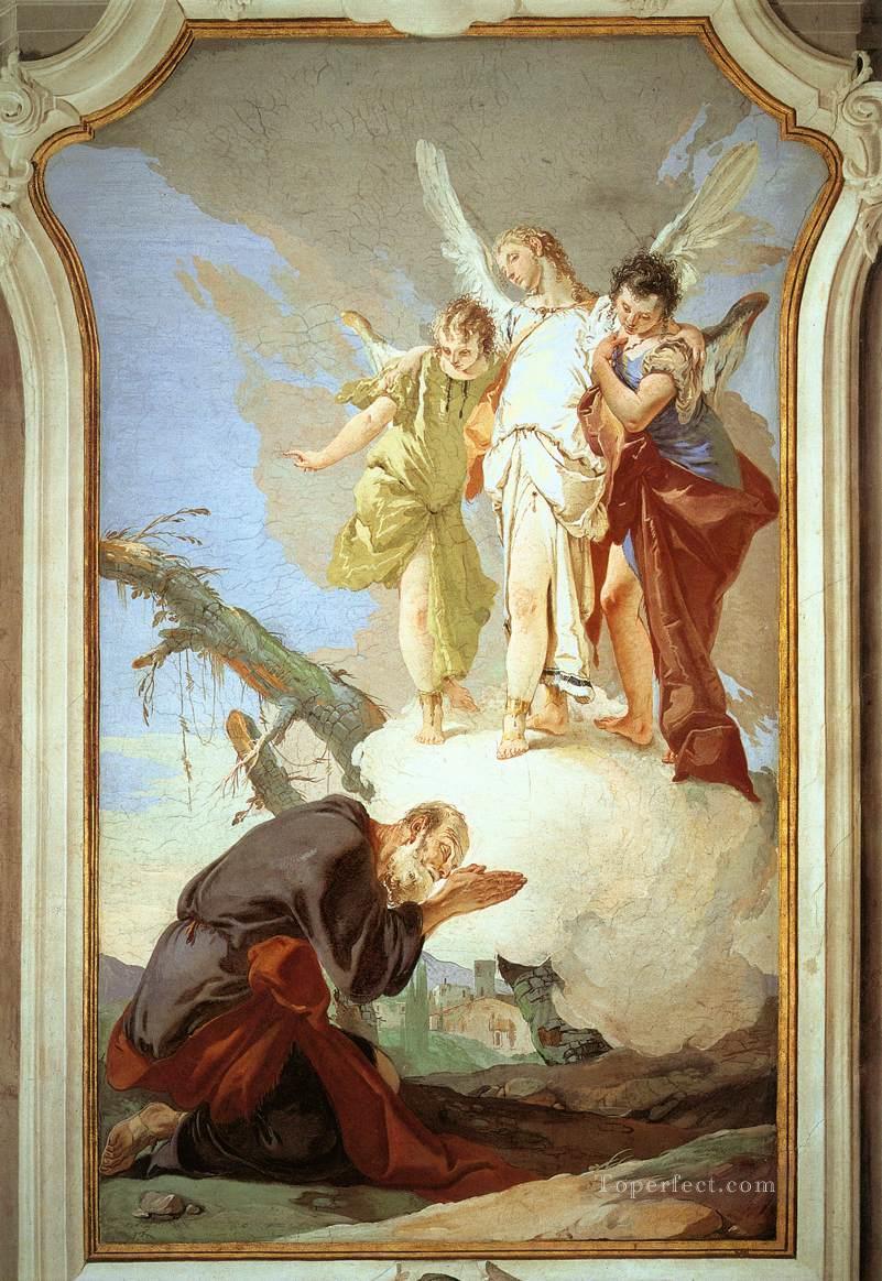 Palazzo Patriarcale The Three Angels Appearing to Abraham Giovanni Battista Tiepolo Oil Paintings